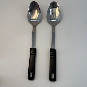 Lot of 2 Best Results by EKCO Kitchen Utensils Slotted Spoon Spoon VTG
